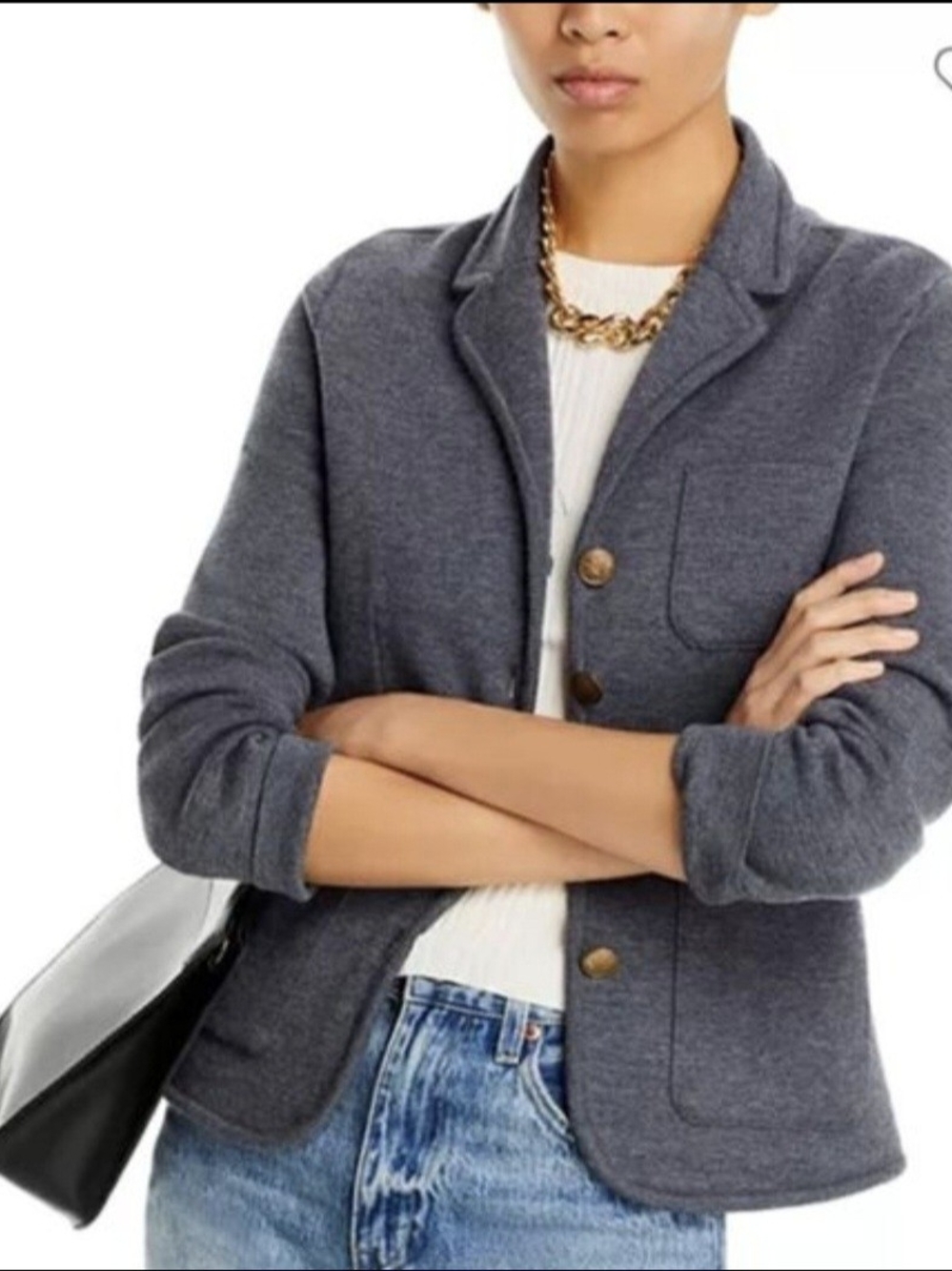 rag & bone Abigail Merino Wool Blend Blazer XS $495